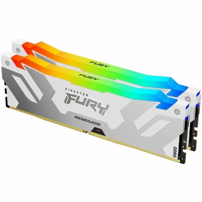 KINGSTON KF580C38RWAK2-32 32GB DDR5-8000MT/s CL38 DIMM (Kit of 2)Renegade RGB White XMP