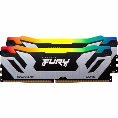 KINGSTON KF588CU42RSAK2-48 48GB 8800MT/s DDR5 CL42 CUDIMM (Kit of 2) FURY Renegade RGB Silver