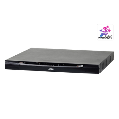 ATEN KN4124VA-AX-U 1-Local/4-Remote  Access 24-Port Multi-Interface Cat 5 KVM over IP Switch