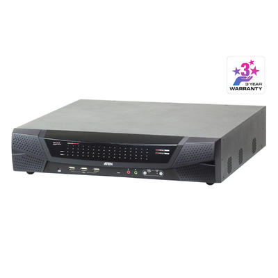ATEN KN4164V-AX-U 1-Local/4-Remote  Access 64-Port Multi-Interface Cat 5 KVM over IP Switch