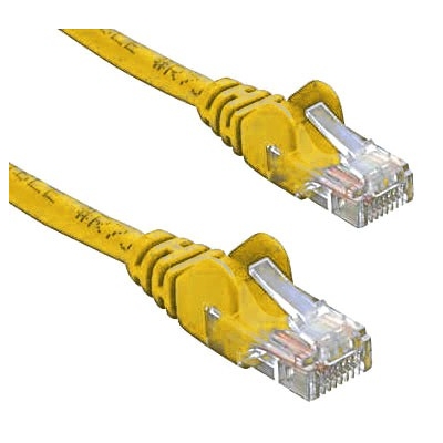 8ware CAT5e Cable 50cm / 0.5m - Yellow Color Premium RJ45 Ethernet Network LAN UTP Patch Cord 26AWG CU Jacket