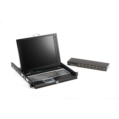 BLACKBOX 16-Port 17" LCD Console Drawer with KVM Switch (KVT417A-16UV-R2)