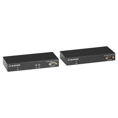 BLACKBOX KVM Extender Fiber - SH DVI-I USB 2.0 Serial Audio Local Video (KVXLCF-100)