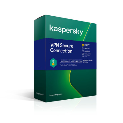 Kaspersky VPN Secure Connection SUPER-FAST & SECURE VPN 5 Devices 1 Year