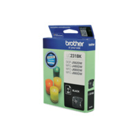 Brother LC-231BKS BLACK INK CARTRIDGE TO SUIT DCPJ562DW/MFCJ480DW/MFCJ680DW/MFCJ880DW - UP TO 260 PAGES