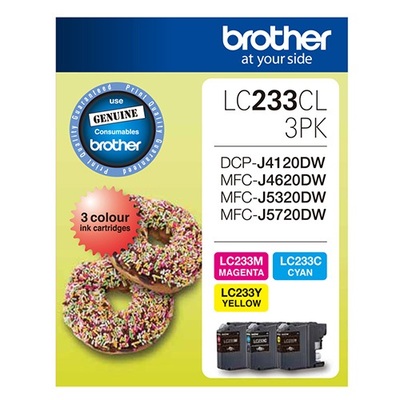 Brother LC233 CMY Colour Pack