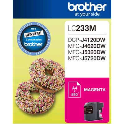 Brother LC233 Magenta Ink Cart