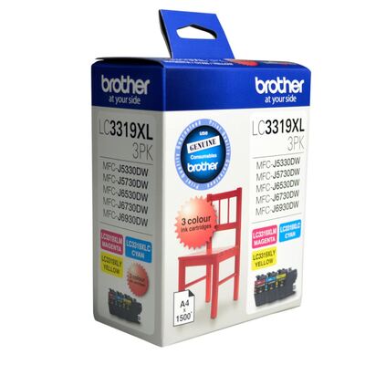Brother LC3319XL CMY Colour Pk