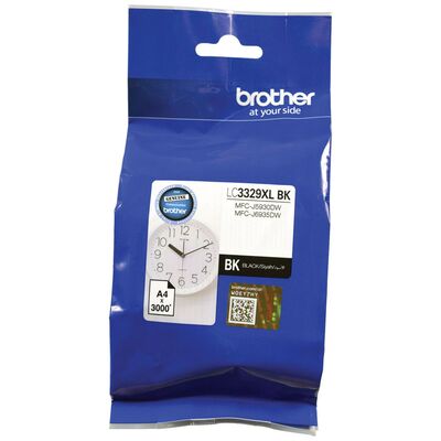 Brother LC3329XLBK BLACK INK CARTRIDGE TO SUIT MFC-J5930DW/J6935DW - UP TO 3000