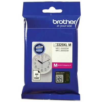 Brother LC3329XLM MAGENTA INK CARTRIDGE TO SUIT  MFC-J5930DW/J6935DW - UP TO 1500 PAGES