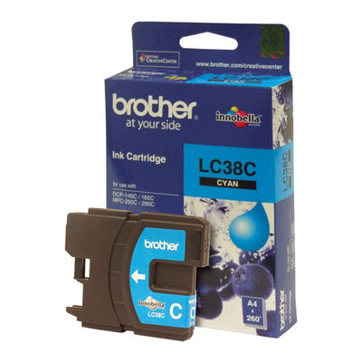 Brother LC38C Cyan Ink Cartridge
