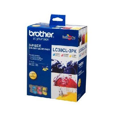 Brother LC38 CMY Colour Pack