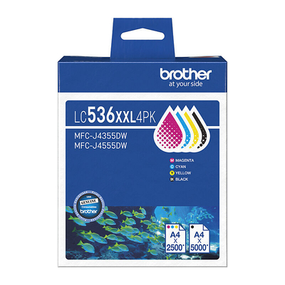 BROTHER LC-536XXL4PK, LC-536XXL BCMY Pack