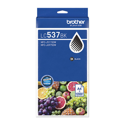 Brother LC-537BK Black Ink Cartridge