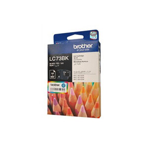 Brother LC73 Black Cartridges Twin Pack Up to 600 pages each Black