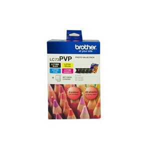 Brother LC73 Photo Value Pack Refer to singles Misc Consumables