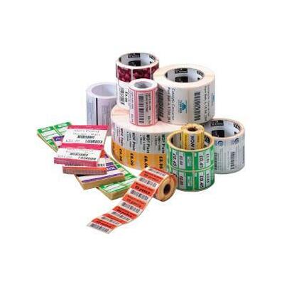 Zebra Label, Paper, 3x1.75in (76.2x44.5mm); DT, Z-Perform 2000D, Value Coated, All-Temp Adhesive, 0.75in (19.1mm) core, 350/roll, Plain - LD-R3AT5F