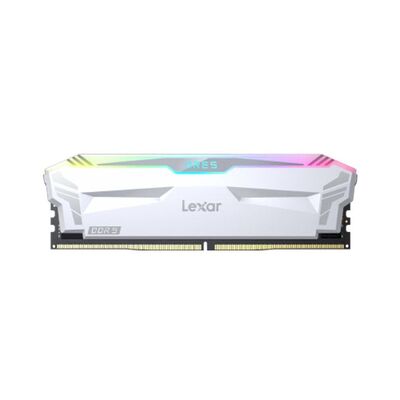 Lexar LD5EU016G-R6400GDWA ARES RGB 32GB (2x 16GB) DDR5 6400MHz Desktop Memory - White
