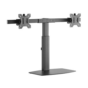Brateck Dual Screen Pneumatic Vertical Lift Monitor Stand Fit Most 17-27 Monitors Up to 6kg per screen VESA 75x75/100x100