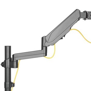 Brateck Single Monitor Full Extension Gas Spring Single Monitor Arm 17' - 32' Up to 8Kg Per screen VESA 75x75/100x100