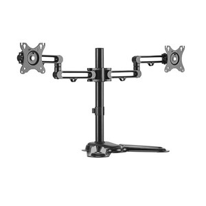 Brateck Dual Monitor Premium Articulating Aluminum Monitor Stand Fit Most 17'-32' Monitors Up to 8kg per screen VESA 75x75/100x100