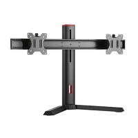 Brateck Dual-Screen Classic Pro Gaming 17"-27" Monitor Stand - Black