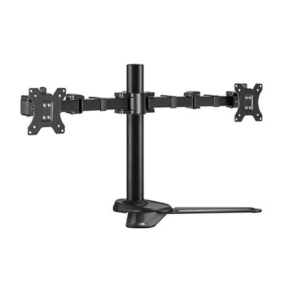 Brateck Dual Monitors Affordable Steel Articulating Monitor Stand Fit Most 17'-32' Monitors Up to 9kg per screen VESA 75x75/100x100