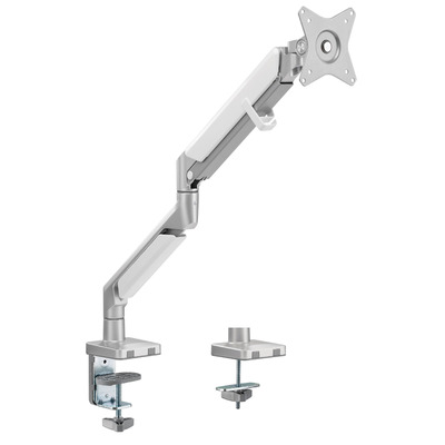 Brateck LDT37-C012-GG Single EPIC Gas Spring Monitor Arm, Glossy Grey
