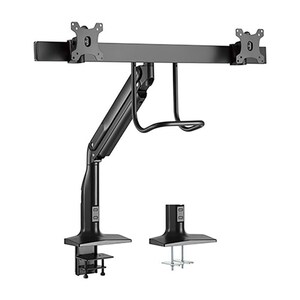 Brateck Dual Monitors Select Gas Spring Aluminum Monitor Arm Fit Most 17-35 Monitors Up to 10kg per screen VESA 75x75/100x100