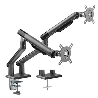 Brateck Dual Monitor Premium Slim Aluminum Spring-Assisted Arm