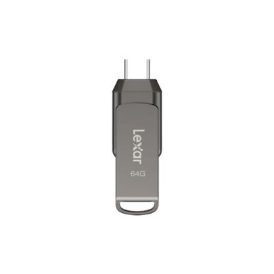 Lexar LJDD400064G-BNQNG JumpDrive 64GB Dual Drive D400 USB 3.1 Type-C - 130MB/s 