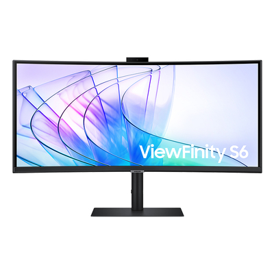 Samsung LS34C650VAEXXY ViewFinity S65VC 34" 100Hz 21:9 Ultra-WQHD Curved Business Monitor (90W USB-C + Webcam)