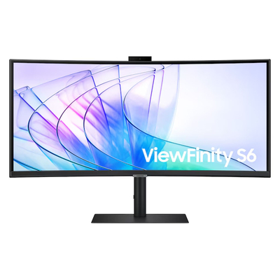 Samsung ViewFinity S65VC 34" 100Hz Ultra-Wide QHD Curved Webcam USB-C VA Monitor LS34C650VEEXXY