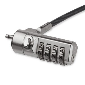 StarTech 6ft Laptop Cable Lock, 4 Digit Combination Anti-Theft Security Lock - LTLOCK4D