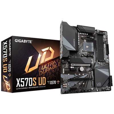 GIGABYTE X570S UD MB, X570 DDR4, 3x PCI-E 4.0/3.0 x16 Motherboard
