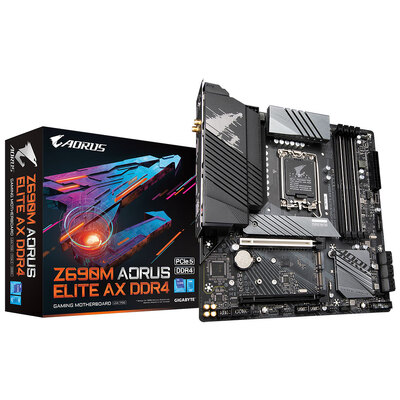 GIGABYTE Intel Z690 AORUS MB w Direct 12+1+2 Phases Digital VRM Motherboard