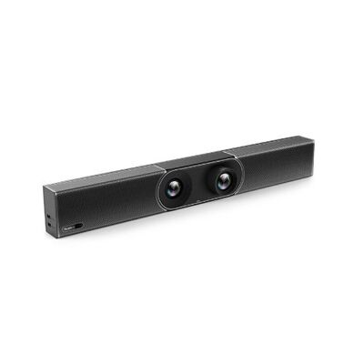 Yealink Smart 4K Room System, including MeetingEye 600 Codec, VCR20 remote control, power adapter and cables, Including 2-year AMS service