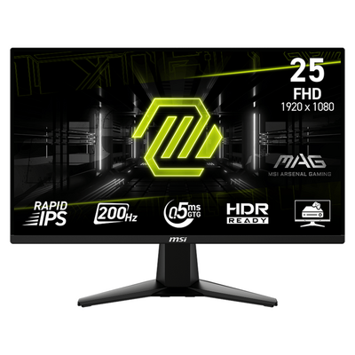 MSI MAG 255F E20 24.5" 200Hz Full HD 0.5ms FreeSync Rapid IPS Gaming Monitor