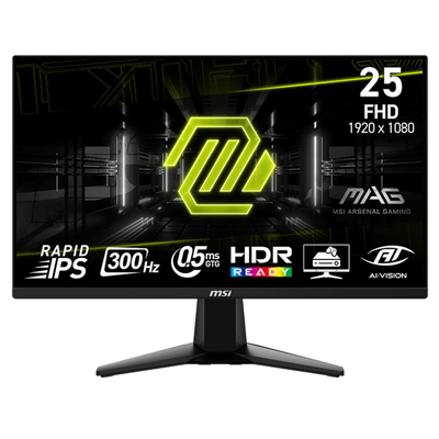 MSI MAG 255XF 25" 300Hz FHD 0.5ms Adaptive Sync Rapid IPS Gaming Monitor
