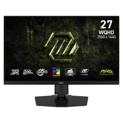 MSI MAG 274QPF E20 27" 200Hz WQHD 0.5ms HDR400 Adaptive Sync Rapid IPS Gaming Monitor - Black