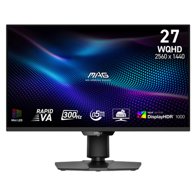 MSI MAG 274QPF X30MV 27" 300Hz WQHD HDR1000 Adaptive Sync Rapid VA Gaming Monitor