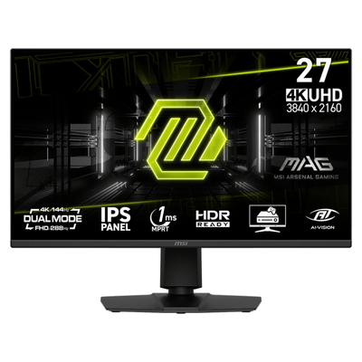 MSI MAG 275UPD E14 27" 4K 144Hz/FHD 288Hz Dual Mode 1ms HDR Adaptive Sync IPS Gaming Monitor