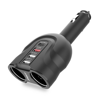 Mbeat Gorilla Power 4-Port USB-C & QC3.0 Car Charger Cigarette Lighter Splitter - MB-CHGR-C38