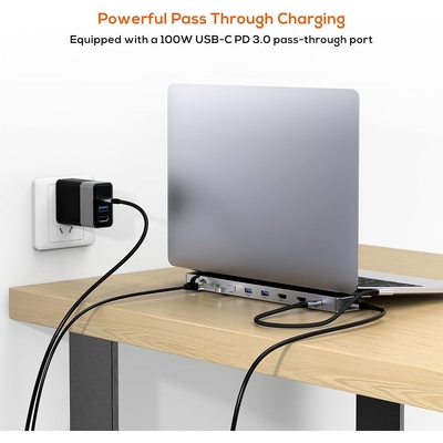 mbeat MB-DOCK-D12 D12 Multi-Port Dual HDMI 4K USB-C Dock