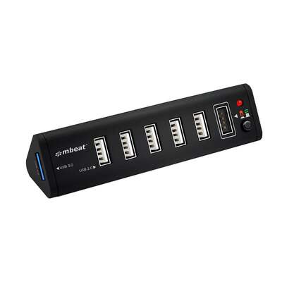 mbeat 7-Port USB 3.0 Hub with 2.1A Smart Charging - MB-HUB-716
