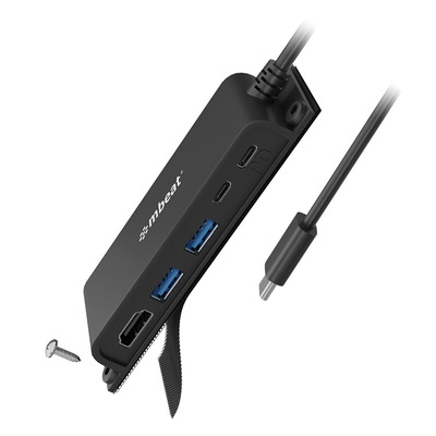 Mbeat Mountable 5-Port USB-C Hub - MB-HUB-E05