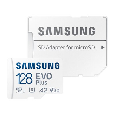 Samsung 128GB EVO Plus microSDXC V30 A2 U3 Memory Card - 130MB/s