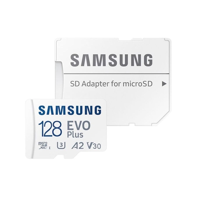 Samsung MB-MC128SA-APC 128GB EVO Plus microSDXC V30 A2 U3 Memory Card - 160MB/s