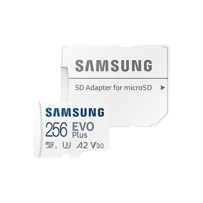 Samsung MB-MC256SA-APC 256GB EVO Plus microSDXC V30 A2 U3 Memory Card - 160MB/s