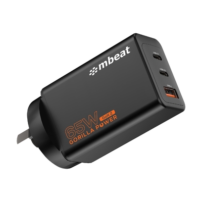 mbeat MB-PD65W2CA-K Gorilla Power PD 65W GaN II USB-C Charger